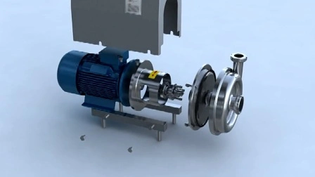 Pompe centrifuge verticale horizontale en acier inoxydable de qualité sanitaire/pompe à eau/pompe de traitement de l'eau